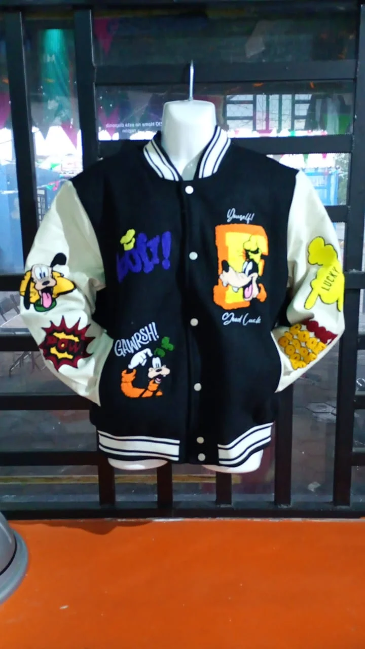 CHAMARRA BEISBOLERA GOOFY PATCHES